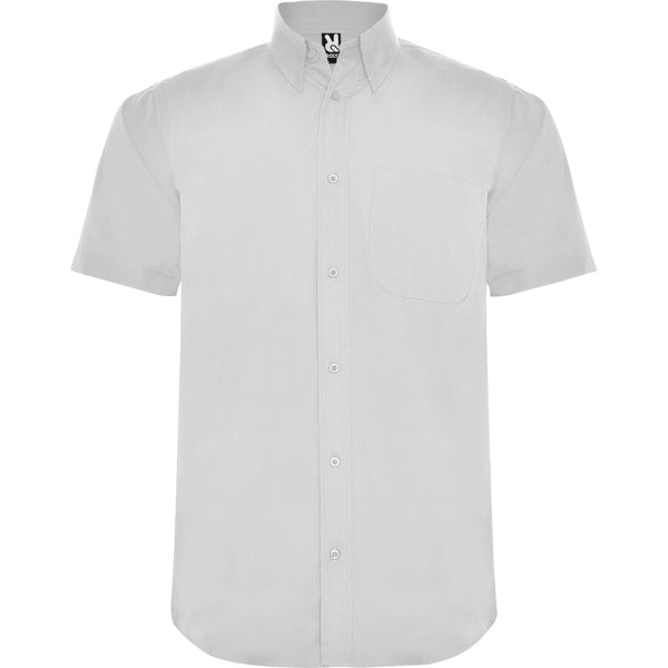 Kurzärmeliges Shirt Aifos in Farbe White
