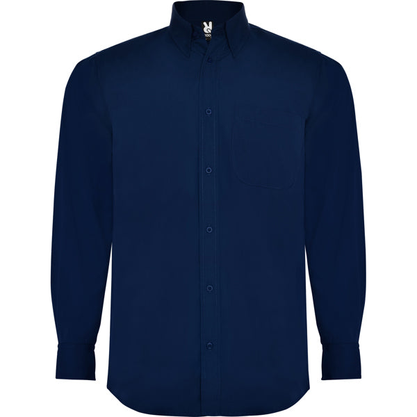 Langärmeliges Shirt Aifos in Farbe Navy