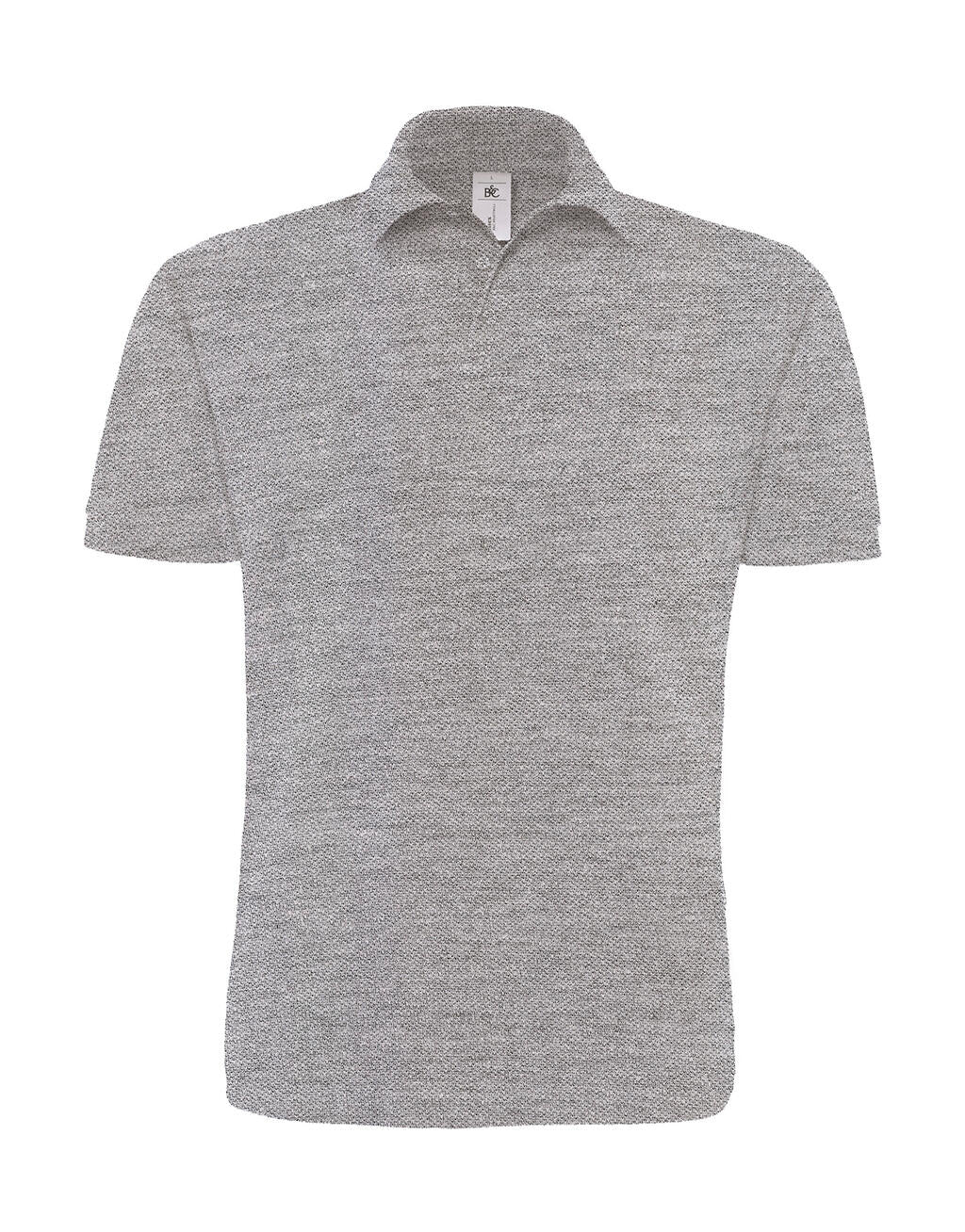 Heavymill Piqué Polo in Farbe Heather Grey
