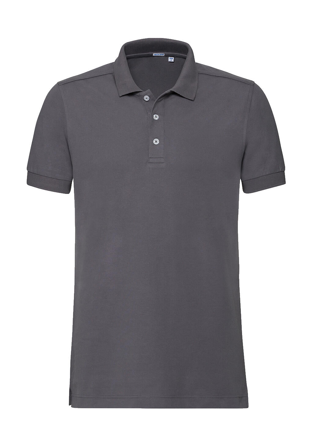 Men's Fitted Stretch Polo in Farbe Convoy Grey
