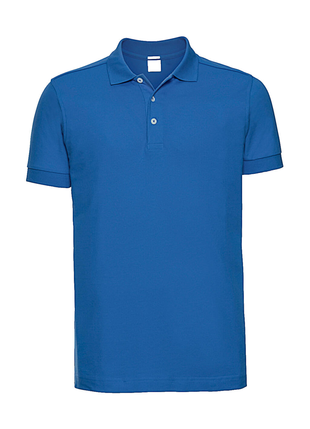 Men's Fitted Stretch Polo in Farbe Azure