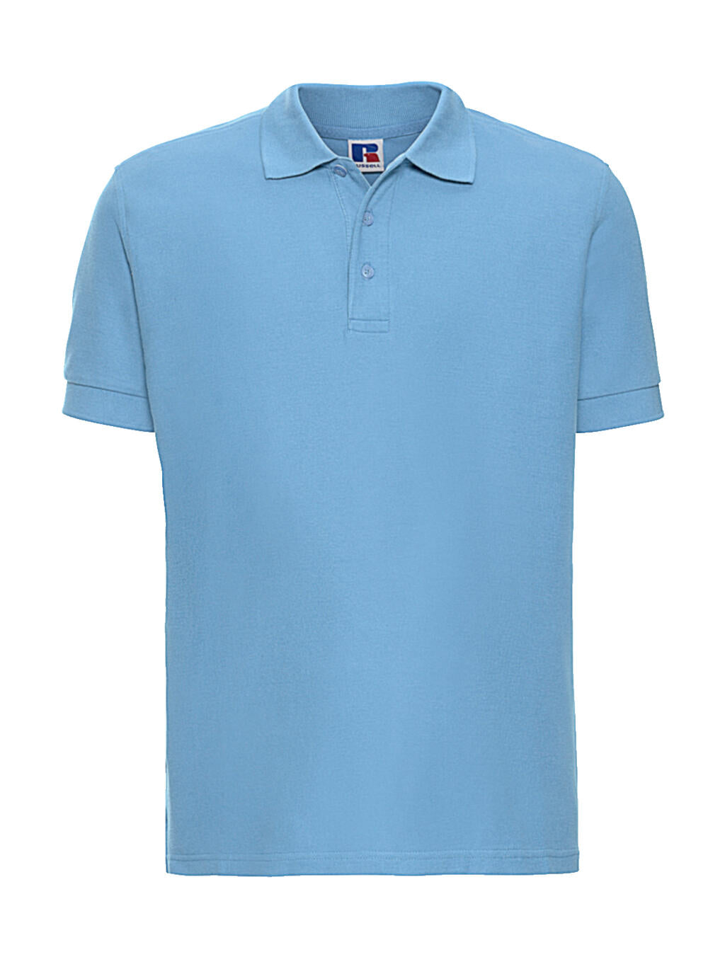 Men's Ultimate Cotton Polo in Farbe Sky