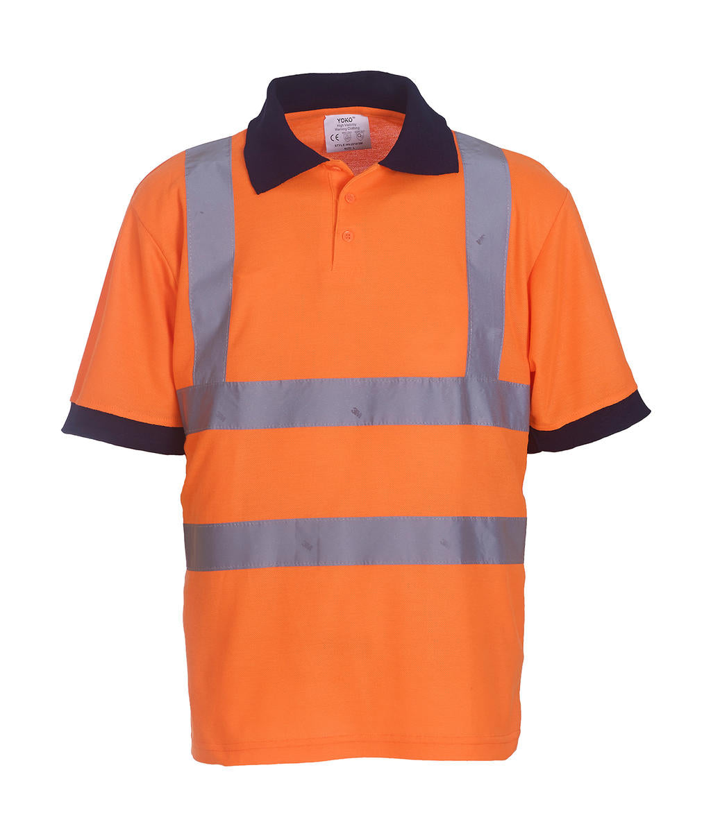 Fluo Polo in Farbe Fluo Orange