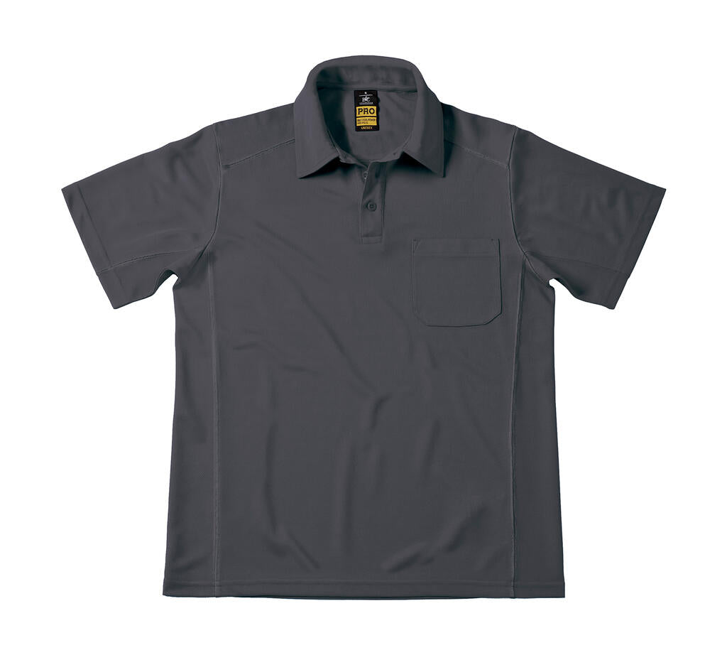 Coolpower Pocket Polo in Farbe Dark Grey