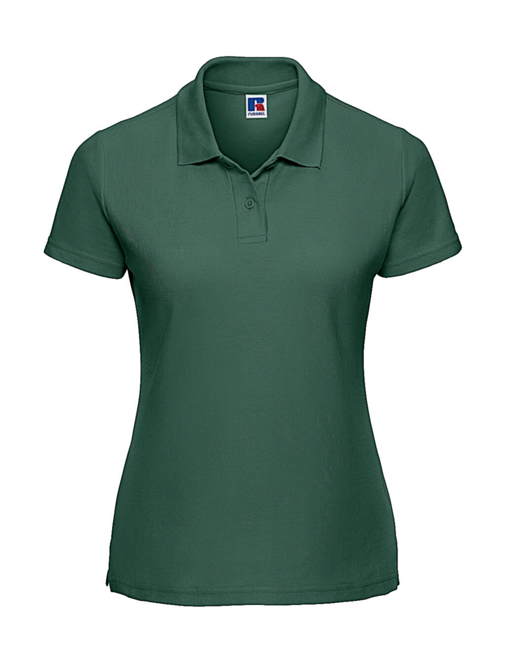 Ladies' Classic Polycotton Polo in Farbe Bottle Green