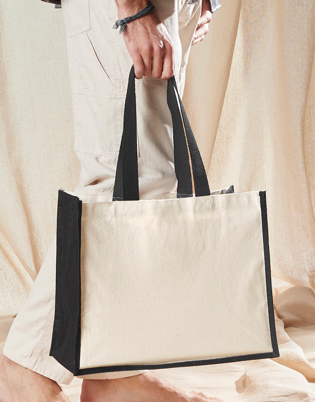 Printers' Jute Classic Shopper in Farbe Natural