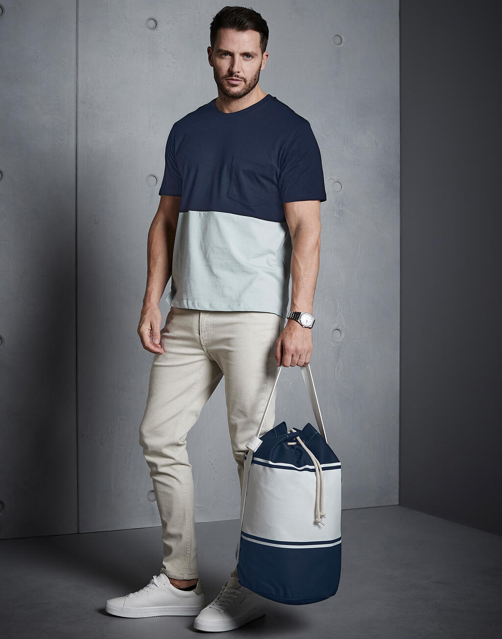 Canvas Duffle in Farbe Natural