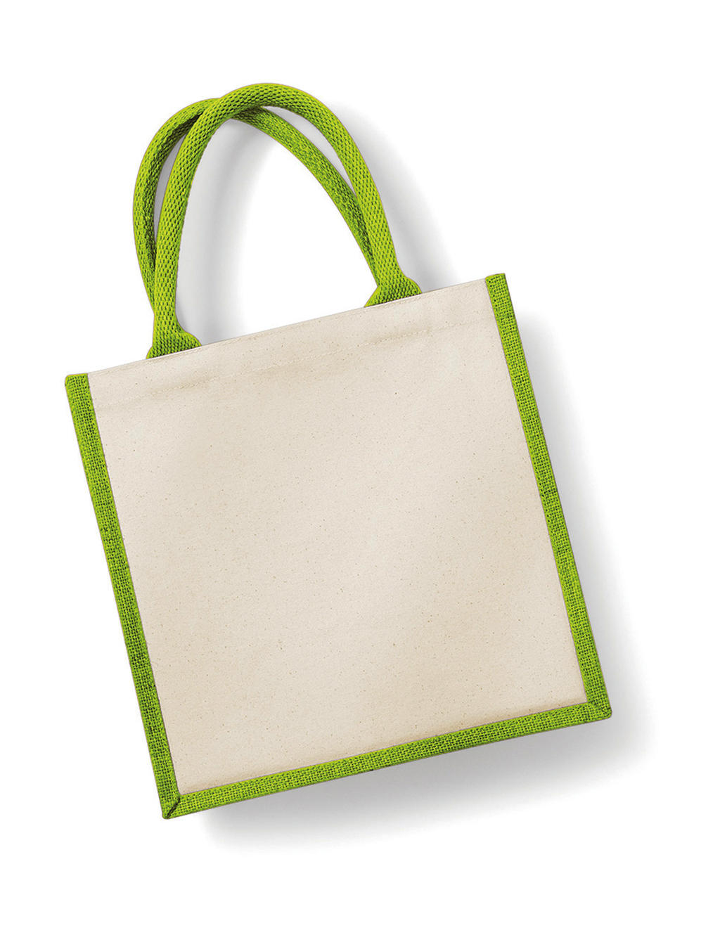 Printers' Midi Jute Bag in Farbe Natural