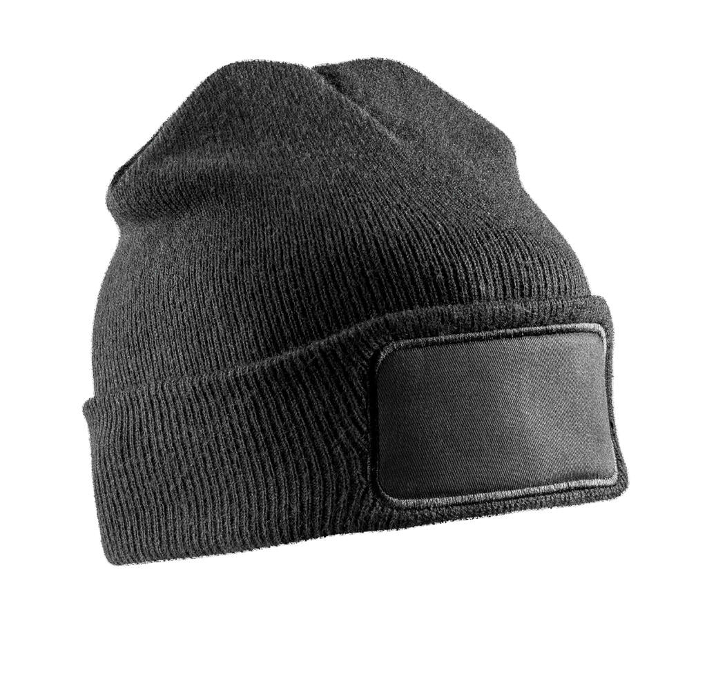 Recycled Thinsulate™ Printers Beanie in Farbe Black