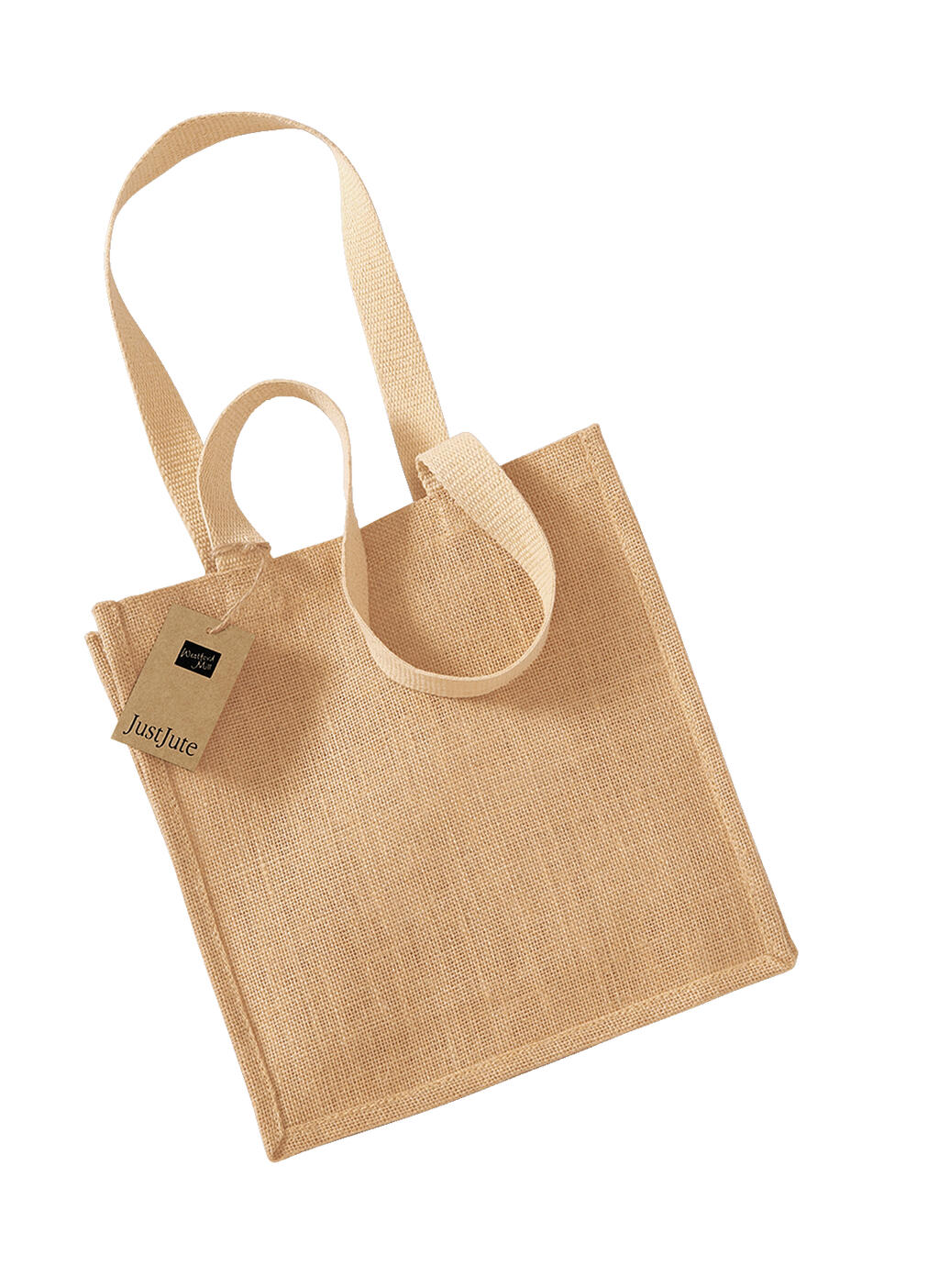 Jute Compact Tote in Farbe Natural