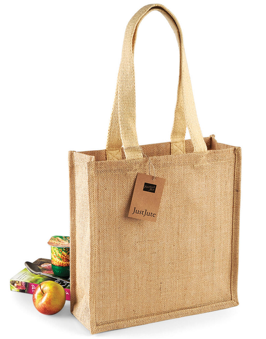 Jute Compact Tote in Farbe Natural