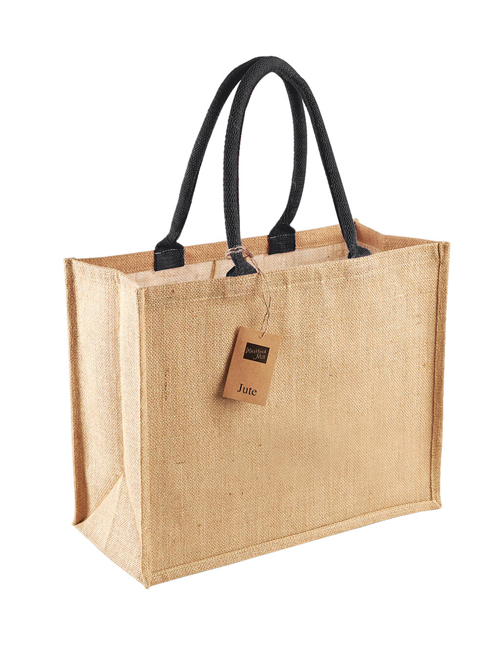 Classic Jute Shopper in Farbe Natural/Black