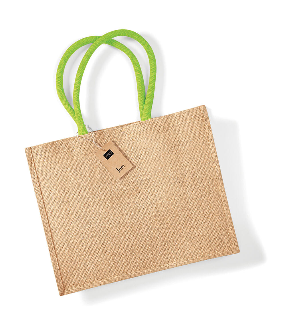 Classic Jute Shopper in Farbe Natural