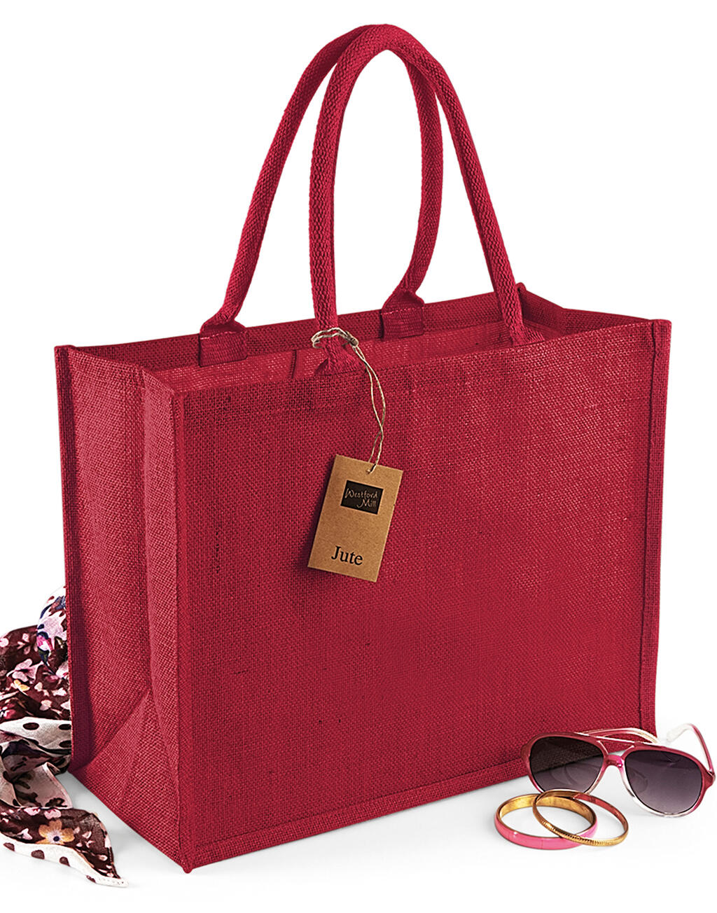 Classic Jute Shopper in Farbe Natural