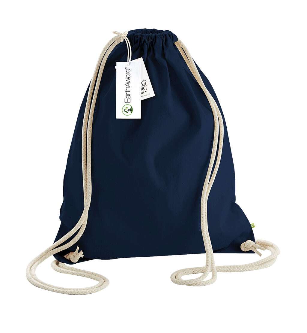 EarthAware™ Organic Gymsac in Farbe French Navy