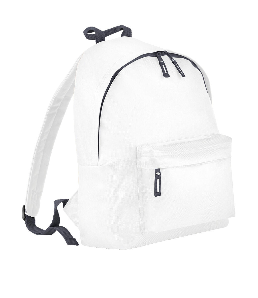 Junior Fashion Backpack in Farbe White/Graphite Grey