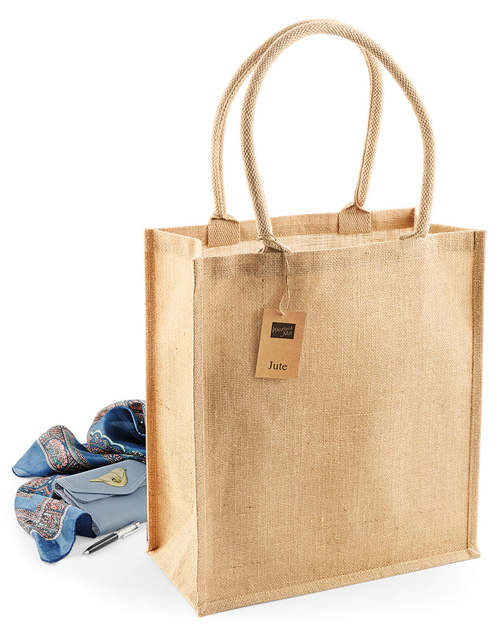 Jute Boutique Shopper in Farbe Natural