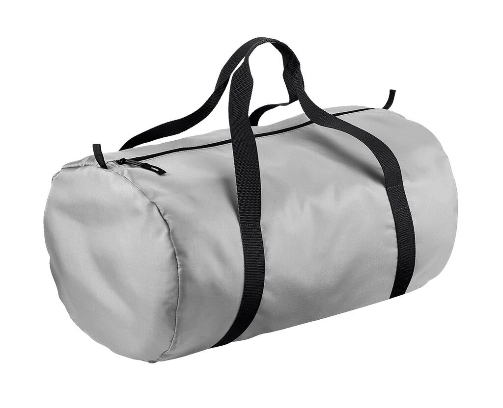 Packaway Barrel Bag in Farbe Silver/Black