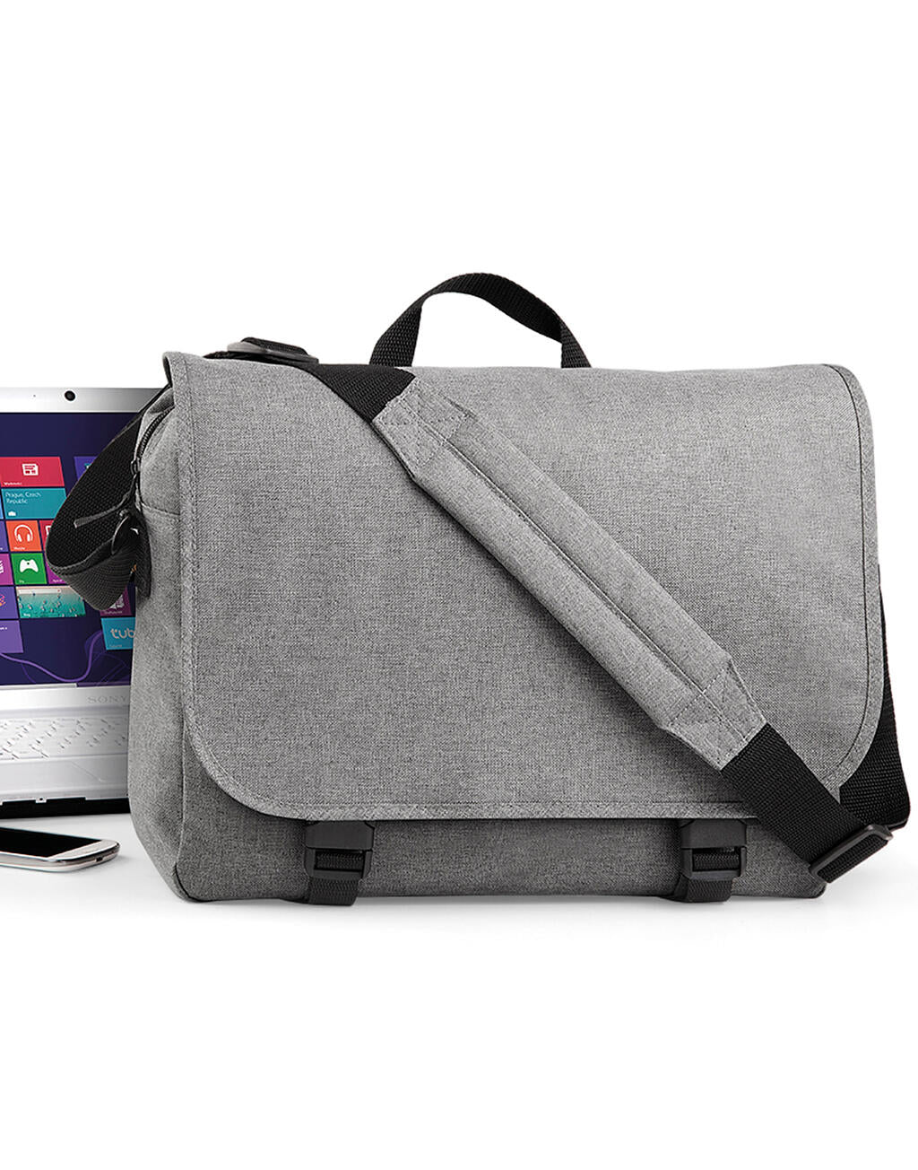 Two-Tone Digital Messenger in Farbe Black