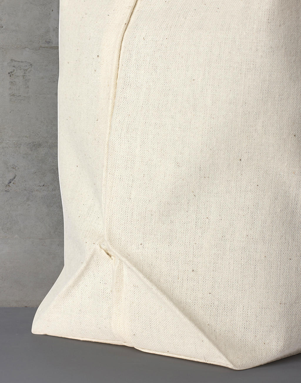 Double Handle Gusset Bag in Farbe Snowwhite