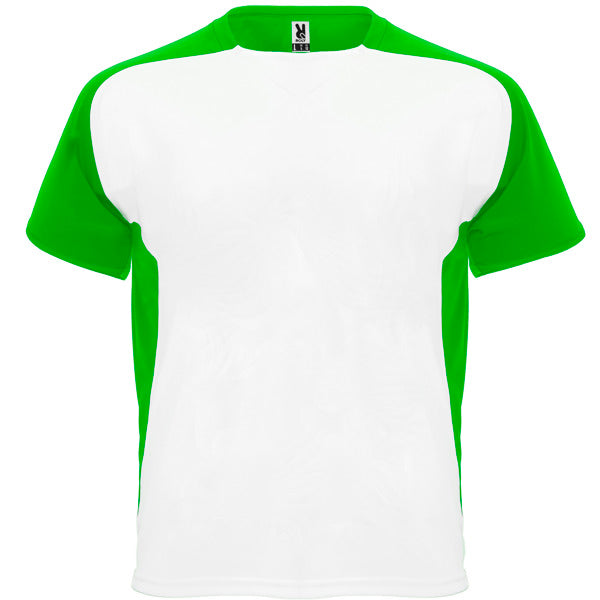 T-Shirt Bugatti in Farbe White/Fern Green