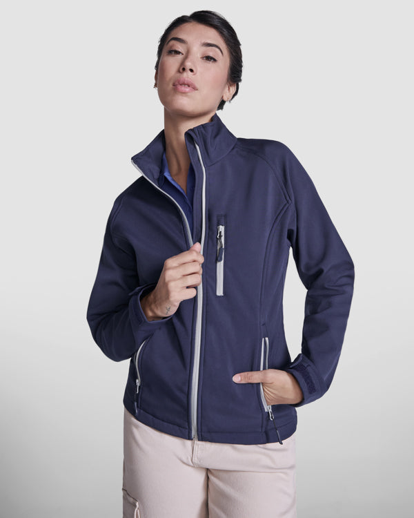 Softshell Antartida Woman in Farbe Pearl White
