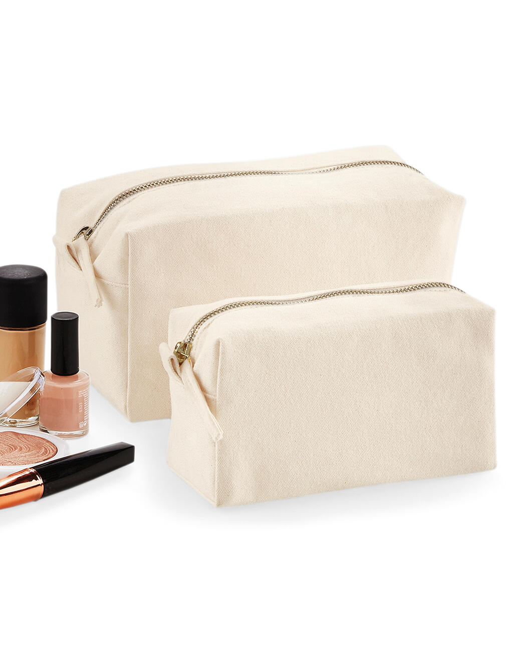 Canvas Accessory Case in Farbe Natural