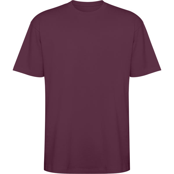 T-Shirt Bull in Farbe Plum Red