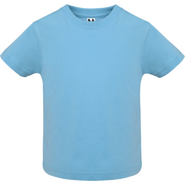 T-Shirt Baby Monate in Farbe Sky Blue