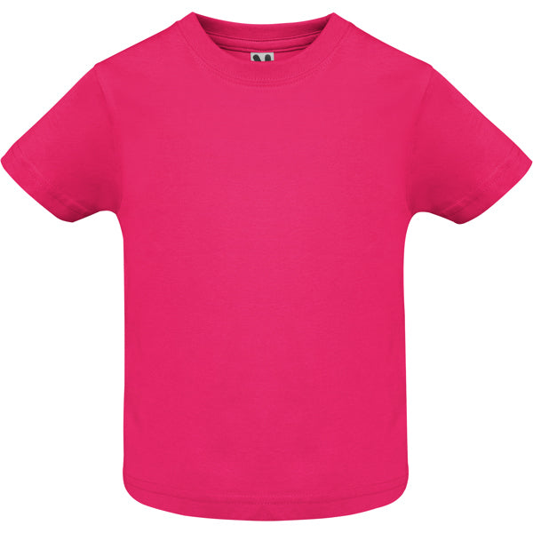T-Shirt Baby Monate in Farbe Rosette