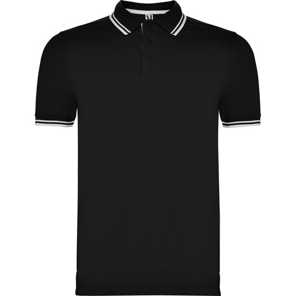 Poloshirt Montreal in Farbe Black/White