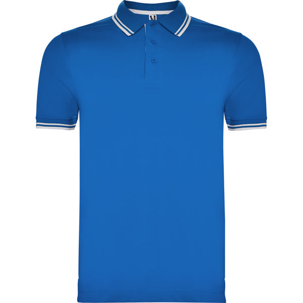 Poloshirt Montreal in Farbe Royal Blue/White