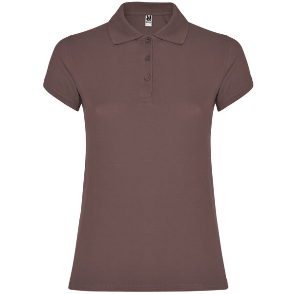 Poloshirt Star Woman in Farbe Pale Red