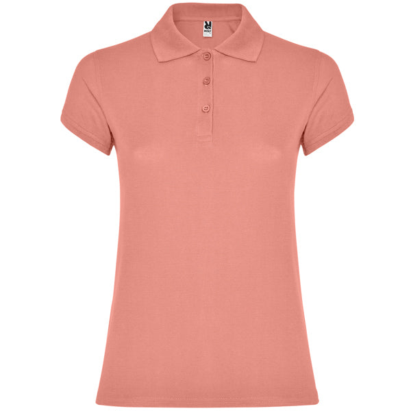 Poloshirt Star Woman in Farbe Clay Orange