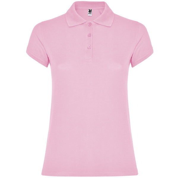 Poloshirt Star Woman in Farbe Light Pink
