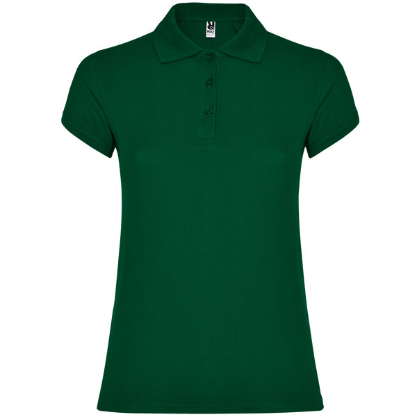 Poloshirt Star Woman in Farbe Bottle Green