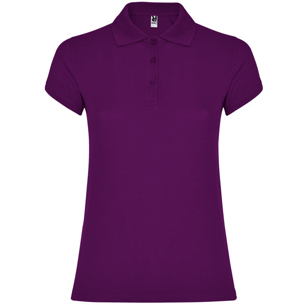 Poloshirt Star Woman in Farbe Purple