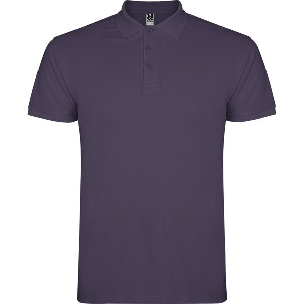 Poloshirt Star c in Farbe Lila