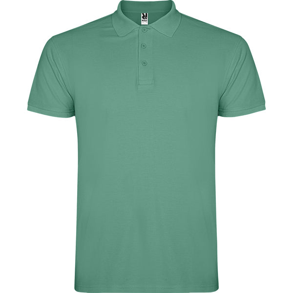 Poloshirt Star in Farbe Dark Mint