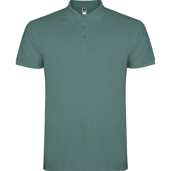 Poloshirt Star in Farbe Calm Blue