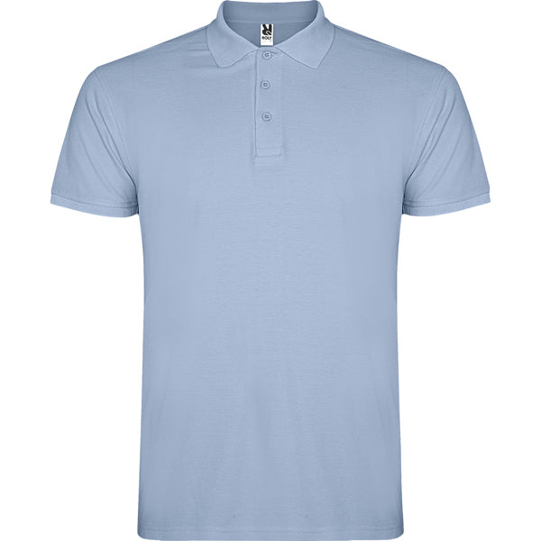 Poloshirt Star in Farbe Zen Blue