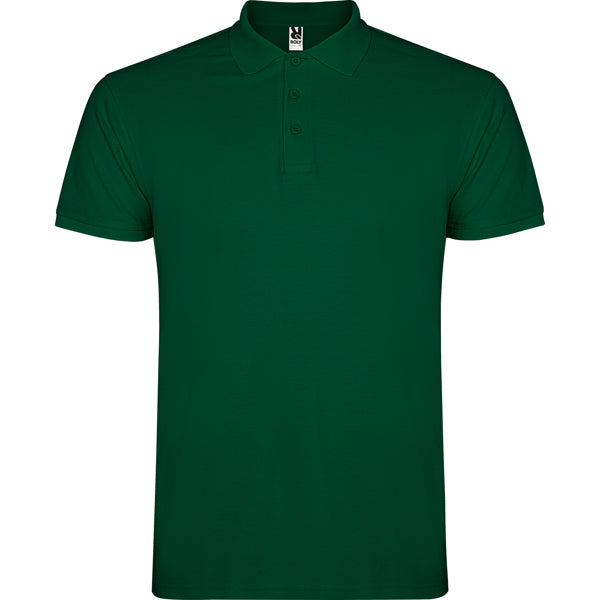 Poloshirt Star in Farbe Bottle Green