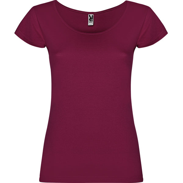 T-Shirt Guadalupe in Farbe Plum Red