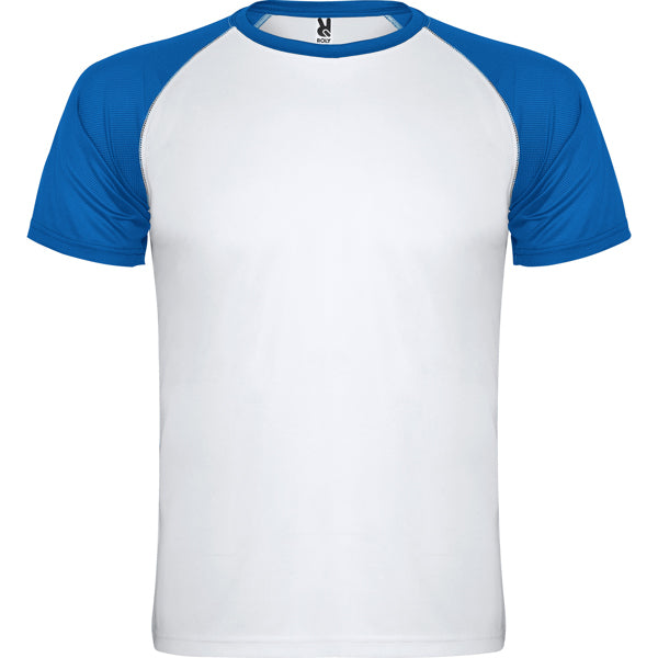 T-Shirt Indianapolis in Farbe White/Royal Blue