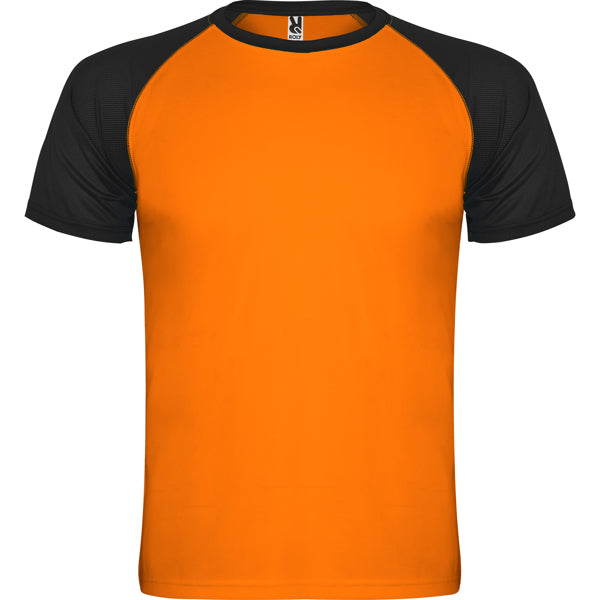 T-Shirt Indianapolis in Farbe Fluor Orange/Black