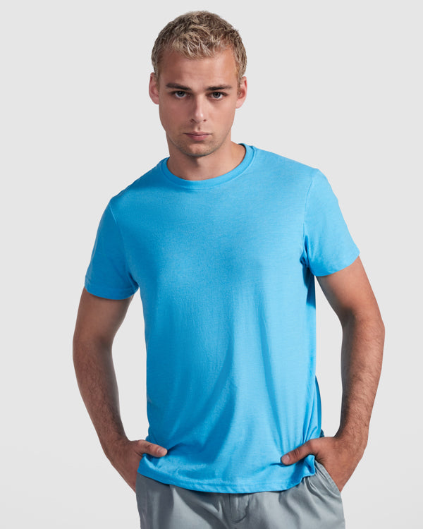 T-Shirt Fox in Farbe Heather Black