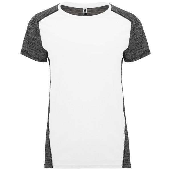 T-Shirt Zolder Woman in Farbe White/Heather Black