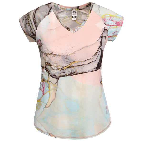 T-Shirt Jada Abstract Print in Farbe Print Abstracto