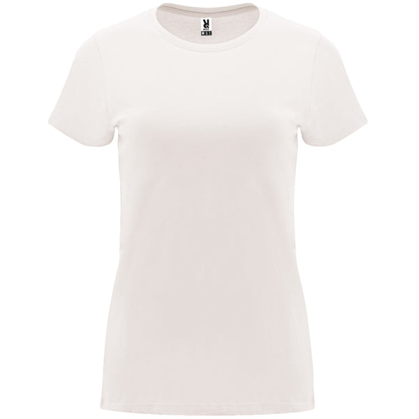 T-Shirt Capri White Vintage in Farbe Antique White