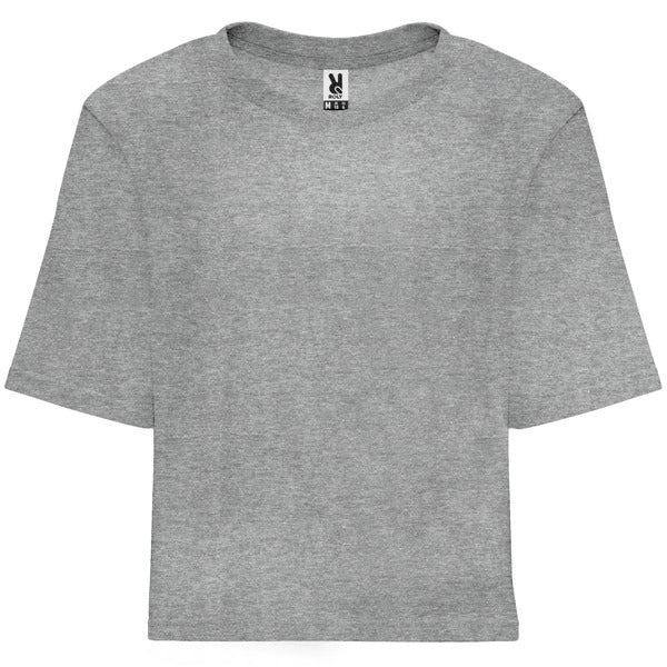 T-Shirt Dominica in Farbe Heather Grey